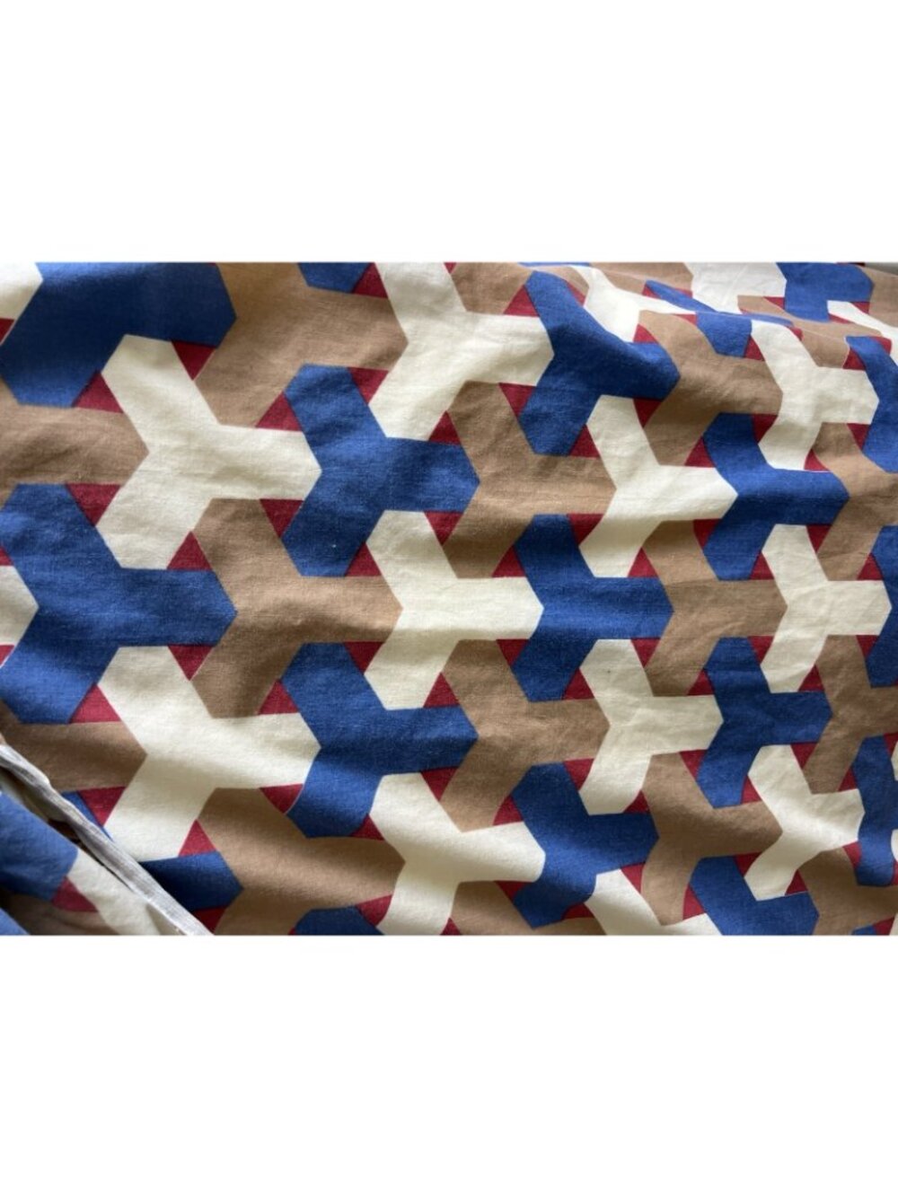 YVES SAINT LAURENT King Fitted Sheet "Connections" USA No-Iron Percale Designer - Picture 6 of 16